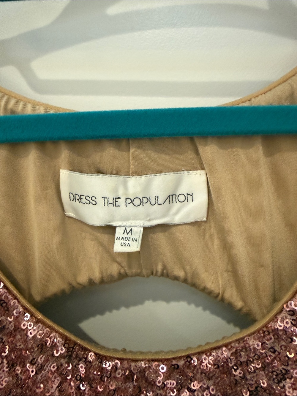 Dress The Population Sequin Bodycon Dress - Picture 3 of 3